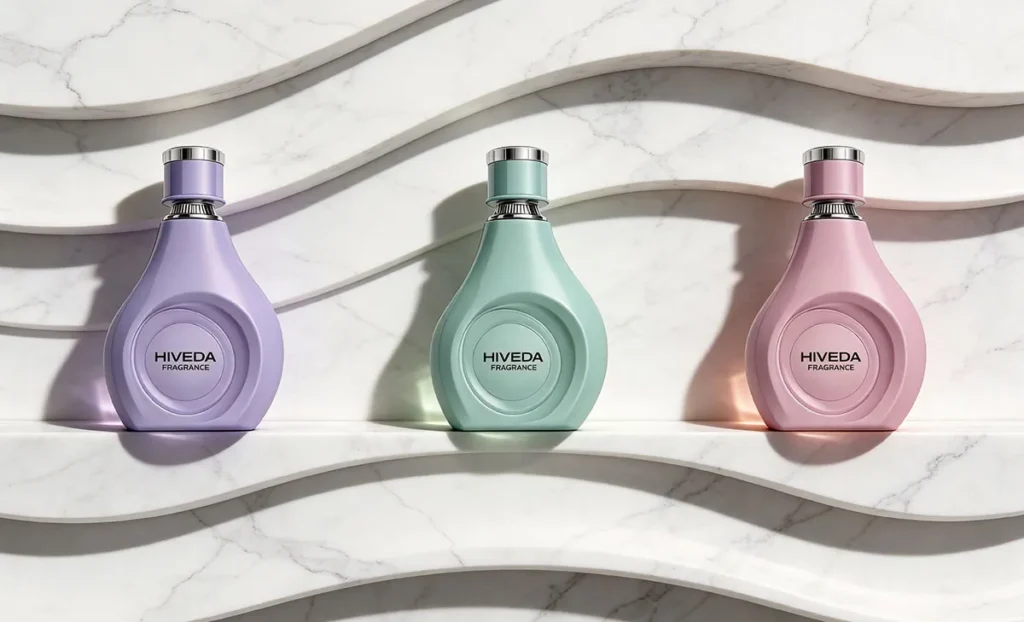 pastel perfume bottle design