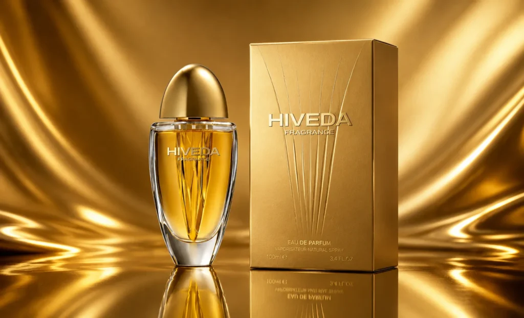 gold perfume bottle design