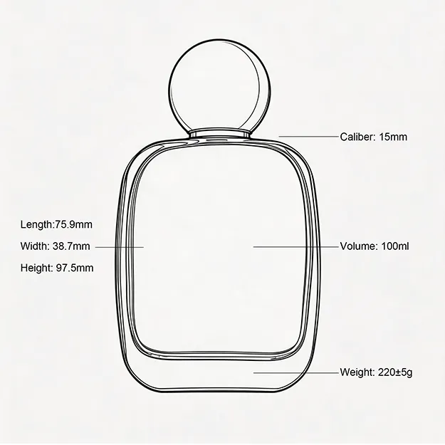 100ml perfume bottle