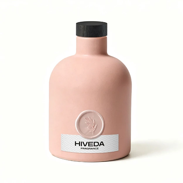rounded ceramic reed diffuser bottle