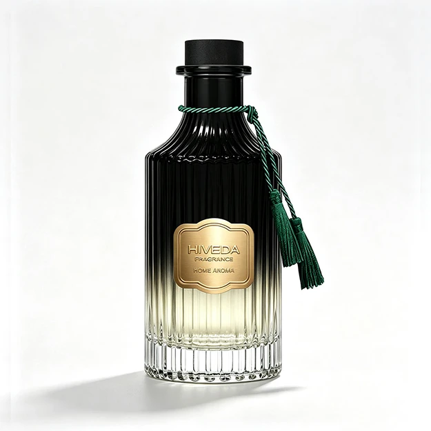 250ml fluted glass reed diffuser bottle